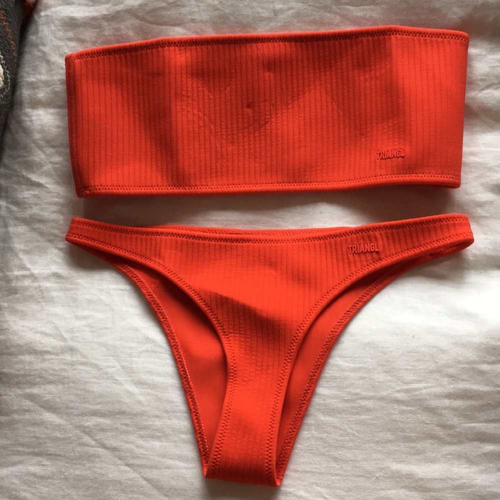 Triangle bikini set